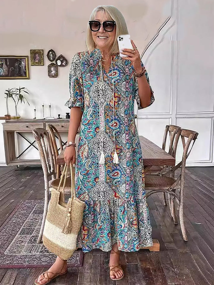 Prudence | Bohemian Flowing Maxi Dress