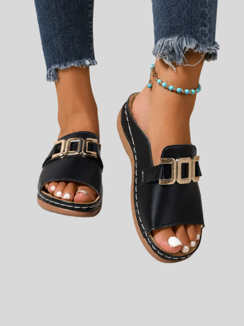 Cassia | Cushioned Slide Sandals