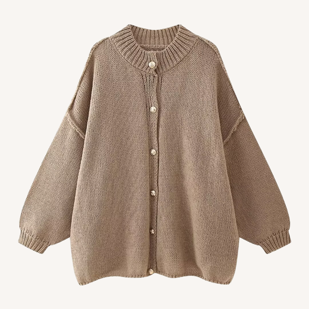 Lydia | Relaxed Button-Front Cardigan