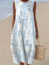 Serena | Breezy Sleeveless Midi Dress