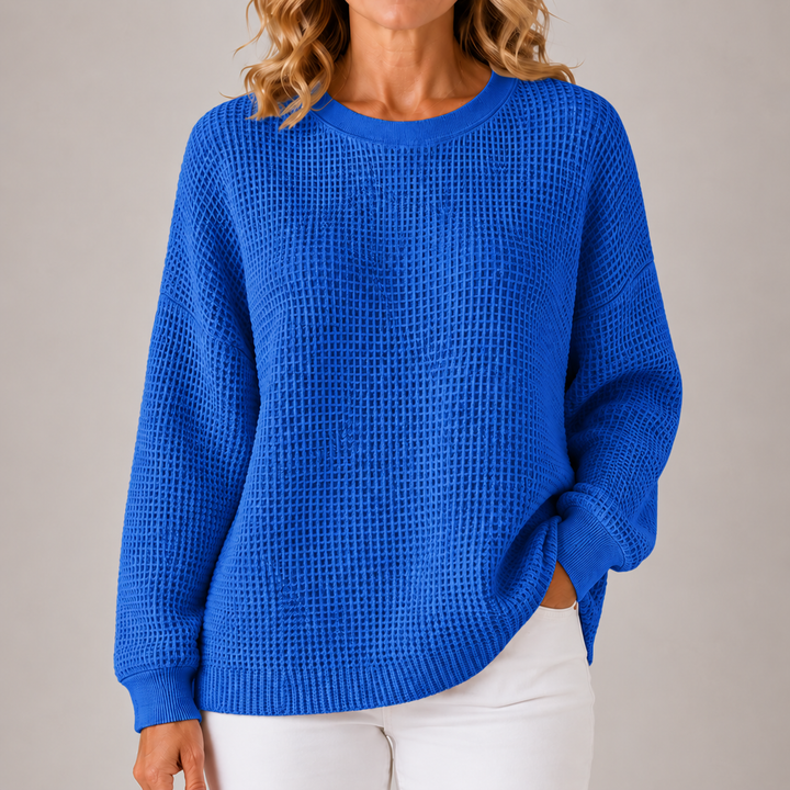Sasha | Relaxed Waffle-Textured Sweater