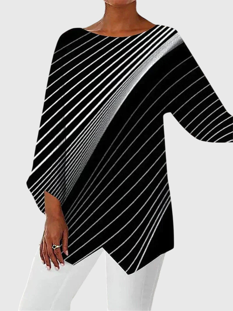 Roxanne | Shimmer Butterfly Long-Sleeve Top