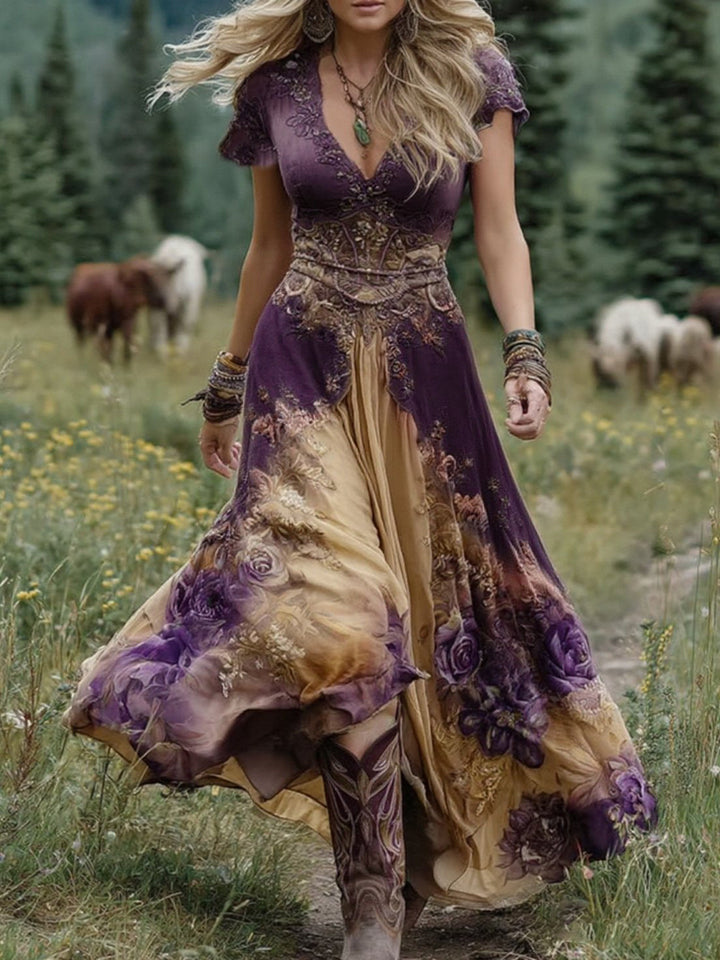 Seraphina | Enchanted Floral Maxi Dress