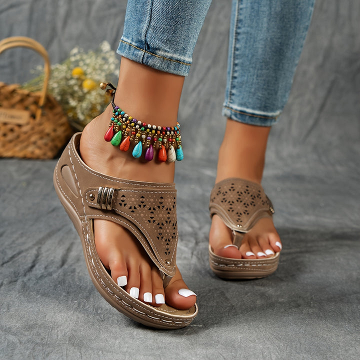 Simone | Arch-Support Wedge Sandals