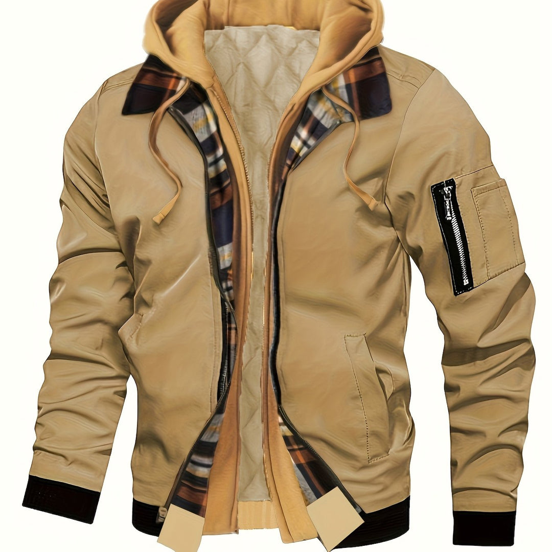 Everett | Insulated Hooded Zip Jacket