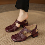 Esme | Woven Block-Heel Sandals