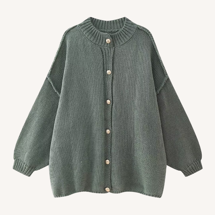 Lydia | Relaxed Button-Front Cardigan