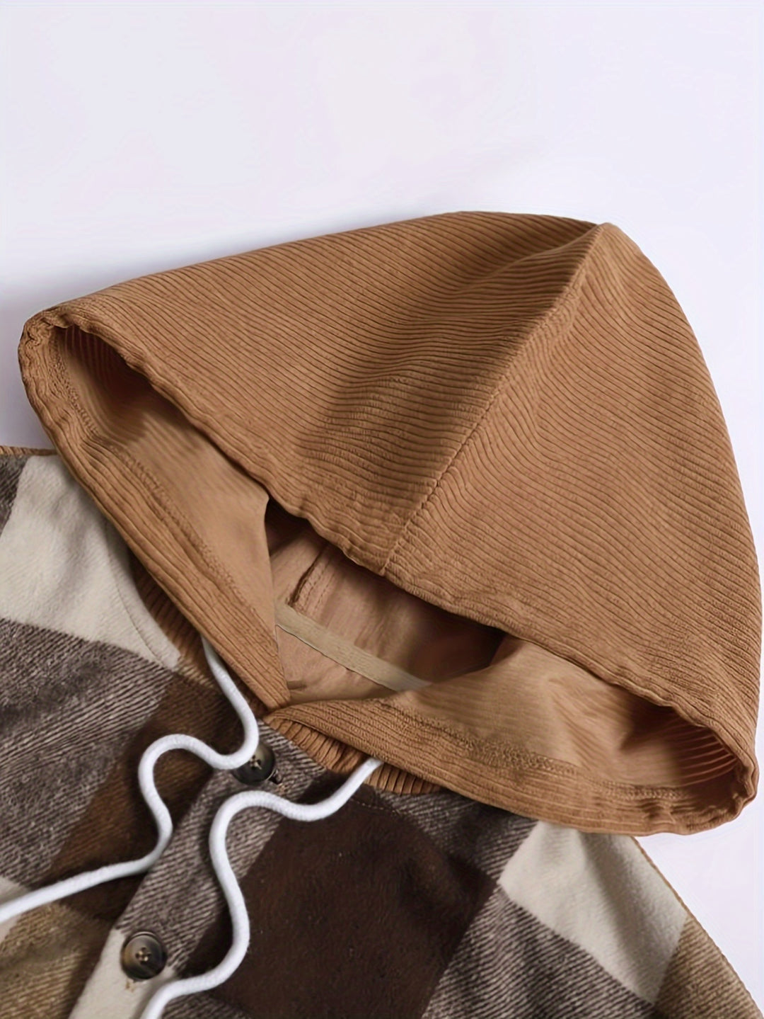 Nolan | Hooded Checked Shirt Jacket