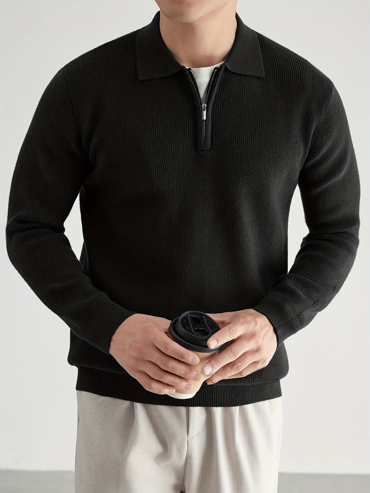 Desmond | Refined Zip-Collar Sweater