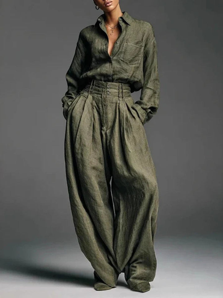 Millicent | Relaxed Wide-Leg Two-Piece Set