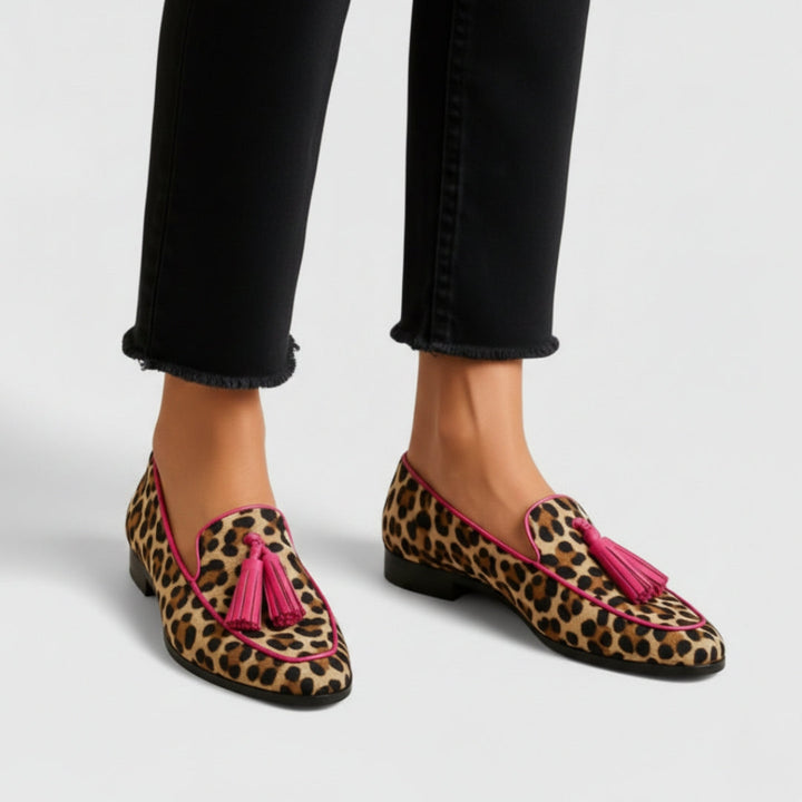 Cora | Tassel-Trim Loafers