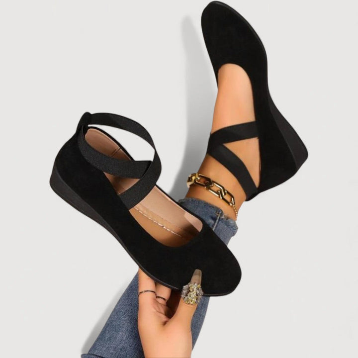 Susanna | Crossover Strap Ballet Flats