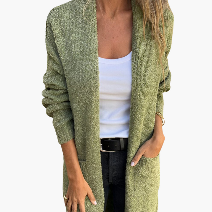 Selina | Longline Pocketed Cardigan