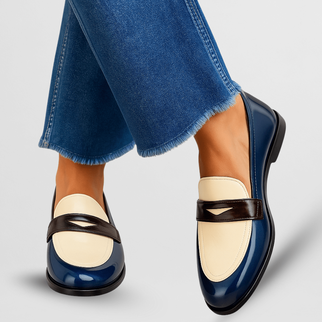 Marguerite | Timeless Two-Tone Loafers