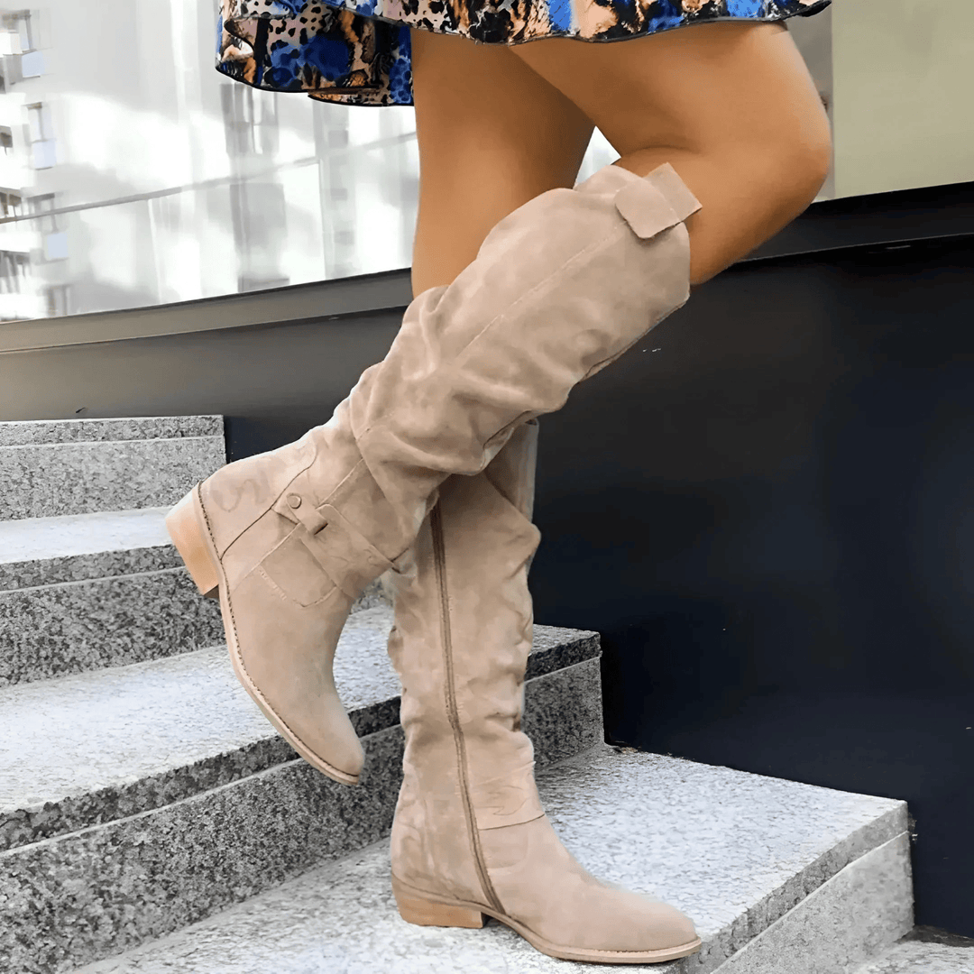 Florence | Slouch Knee-High Boots