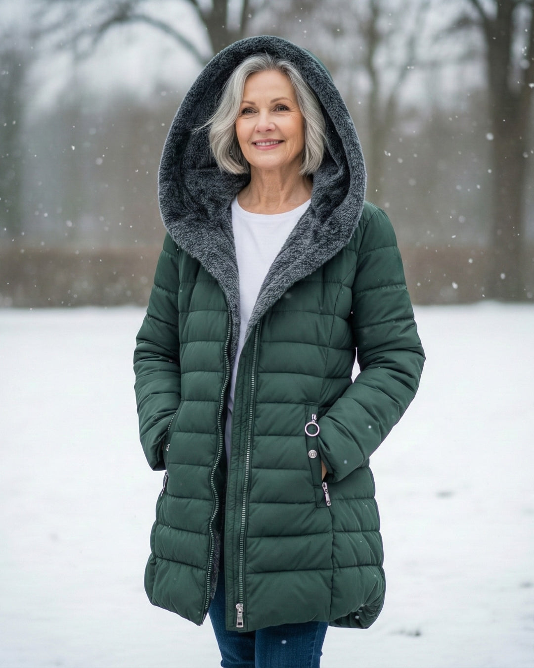Rosalyn | Cosy Hooded Padded Coat