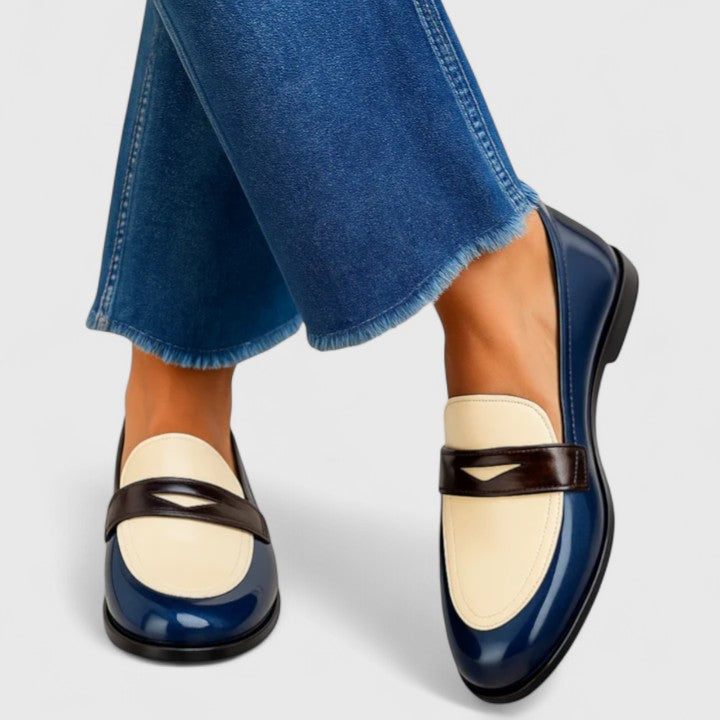 Tamara | Two-Tone Loafers