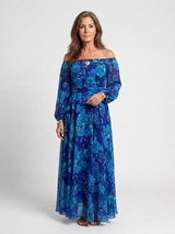 Judith | Off-Shoulder Floral Maxi Dress