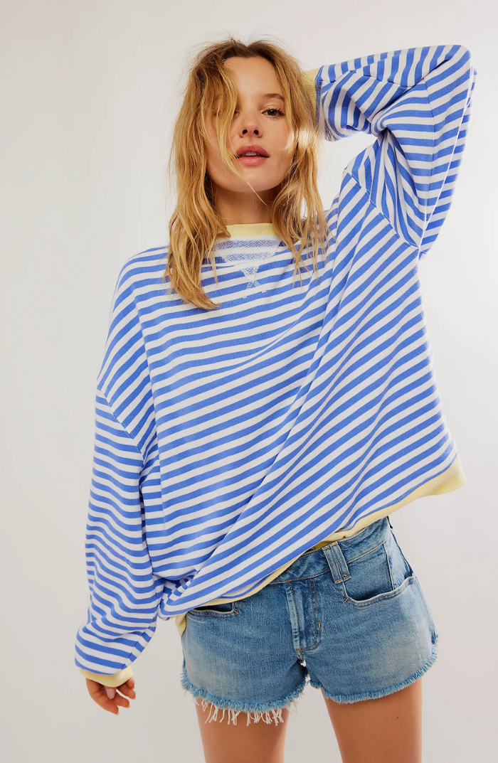 Mira | Relaxed Striped Sweatshirt