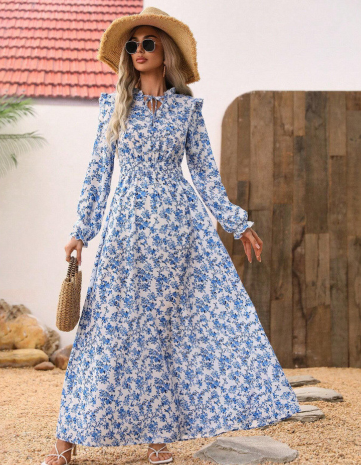 Hazel | Romantic Floral Maxi Dress