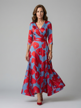 Susanne | Floral Wrap Maxi Dress