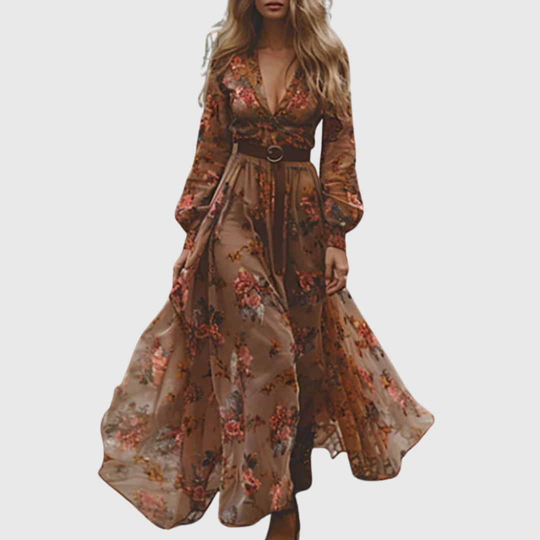 Emilia | Romantic Bohemian Maxi Dress