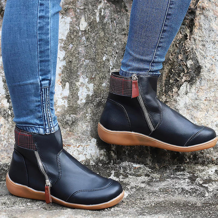 Hattie | Cosy Side-Zip Ankle Boots