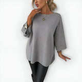 Linette | Relaxed Boat-Neck Sweater