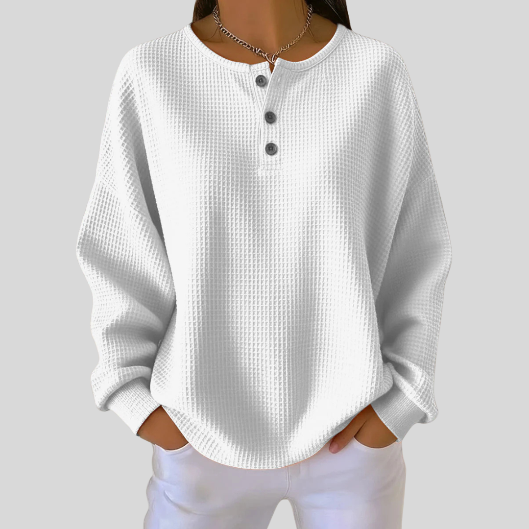 Maribel | Relaxed Henley Top