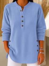Elin | Ribbed Henley Tunic