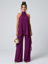 Marlena | Flowing Halterneck Two-Piece Set