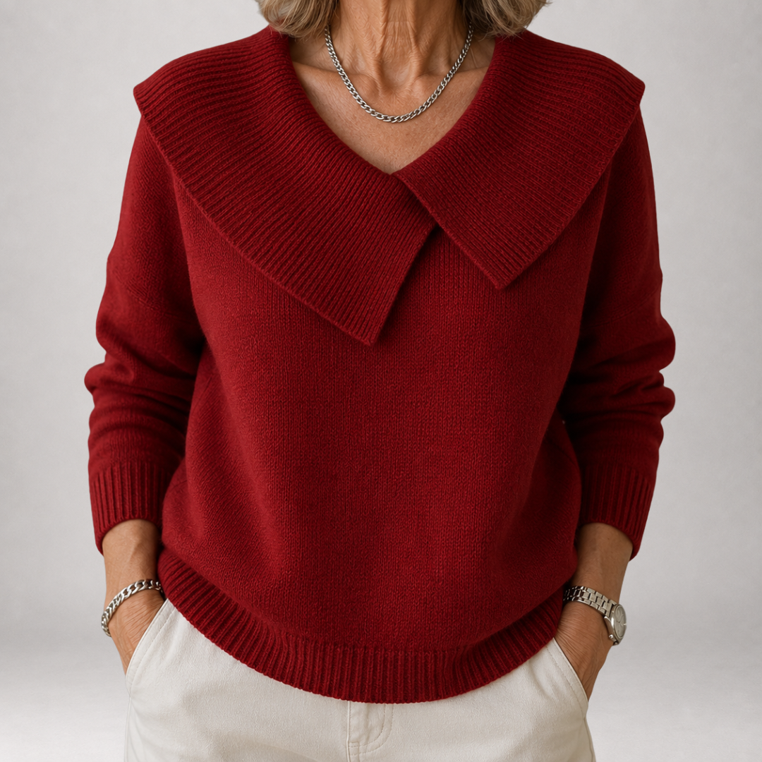Ruth | Oversized Shawl Collar Sweater