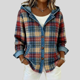 Autumn | Hooded Checked Shacket
