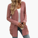 Marianne | Open-Front Ribbed Cardigan