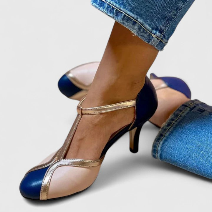Rachel | Elegant T-Strap Heels