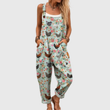 Evadne | Relaxed Chicken Print Jumpsuit