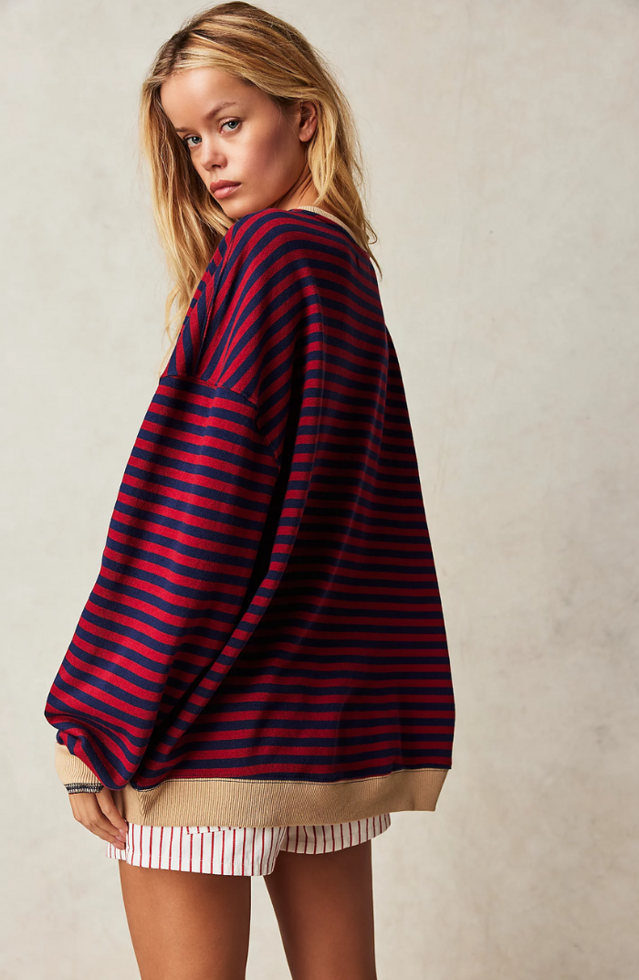 Mira | Relaxed Striped Sweatshirt