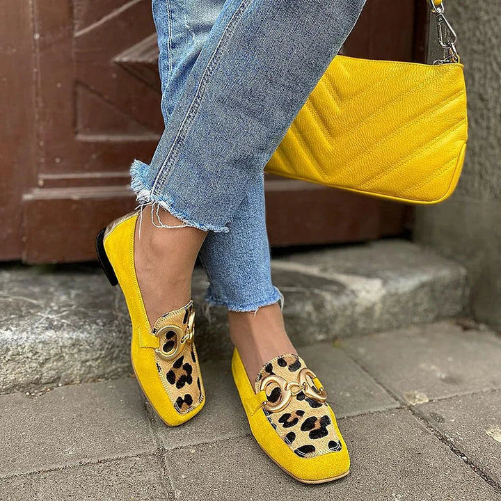 Delaney | Statement Buckle Loafers