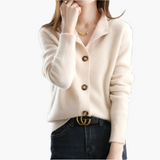 Marcella | Collared Button-Up Cardigan