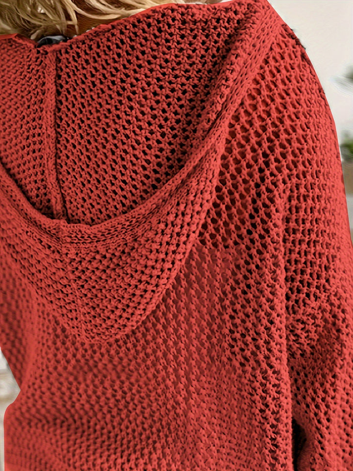 Marguerite | Open-Knit V-Neck Jumper