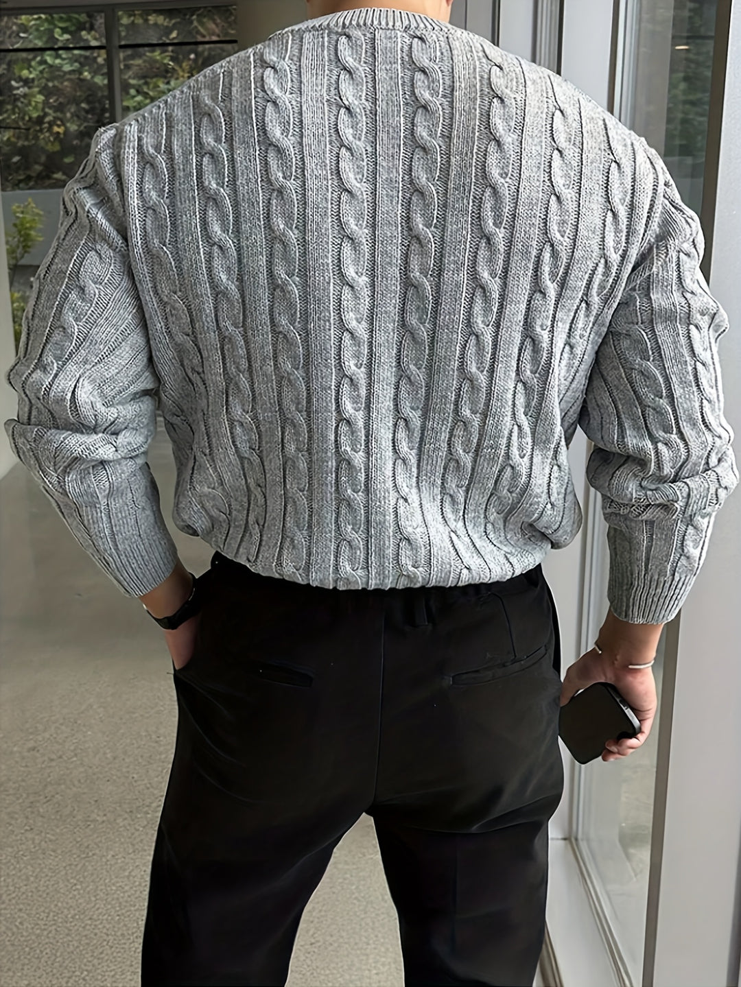 Hartley | Cable-Knit Round Neck Jumper