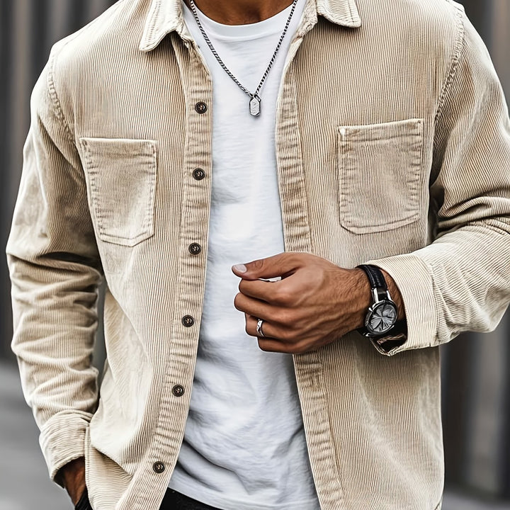 Dalton | Textured Ribbed Overshirt