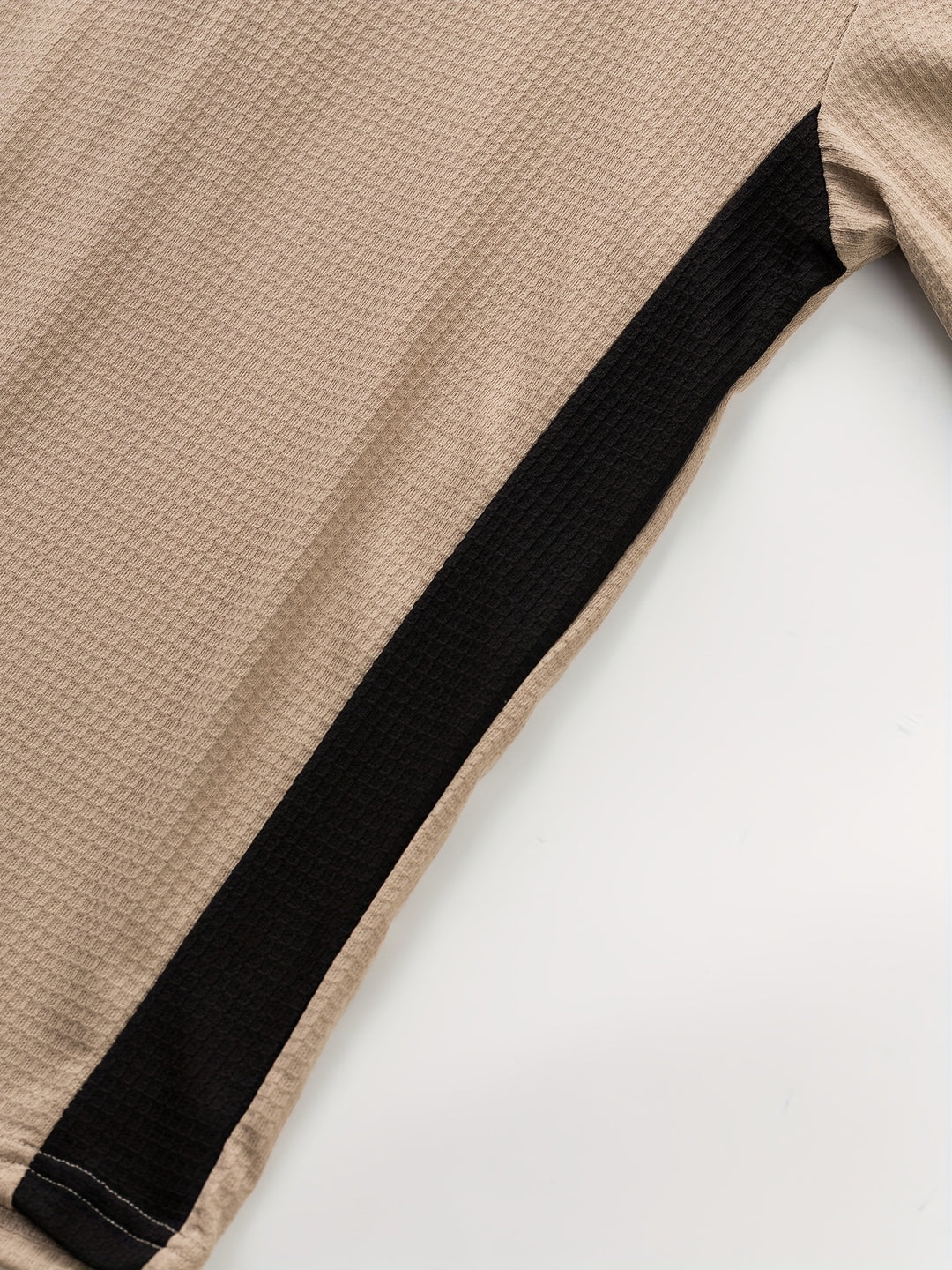 Bryce | Textured Contrast Henley Shirt
