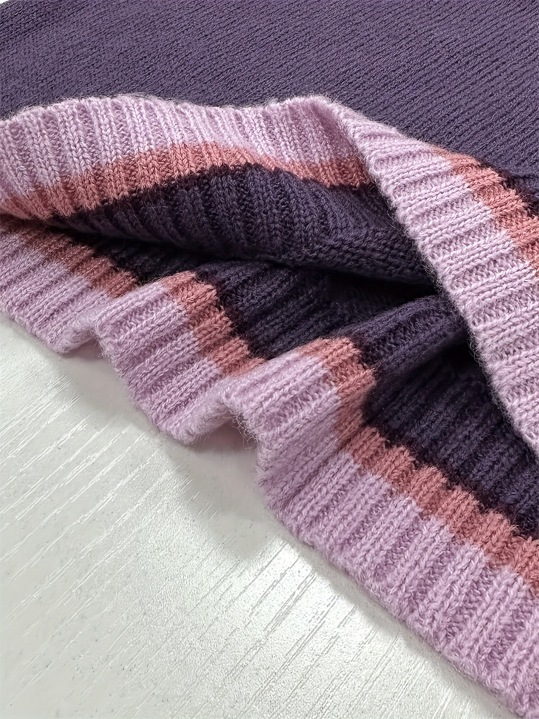 Marion | Colour-Block Long Sleeve Jumper