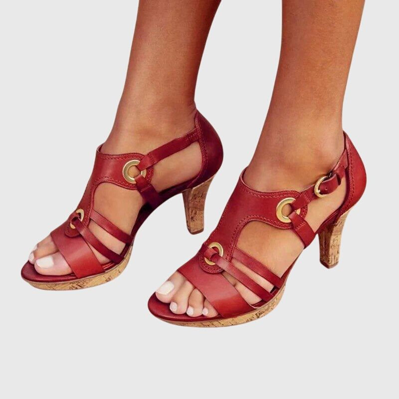 Fiora | Elegant Strappy Heeled Sandals