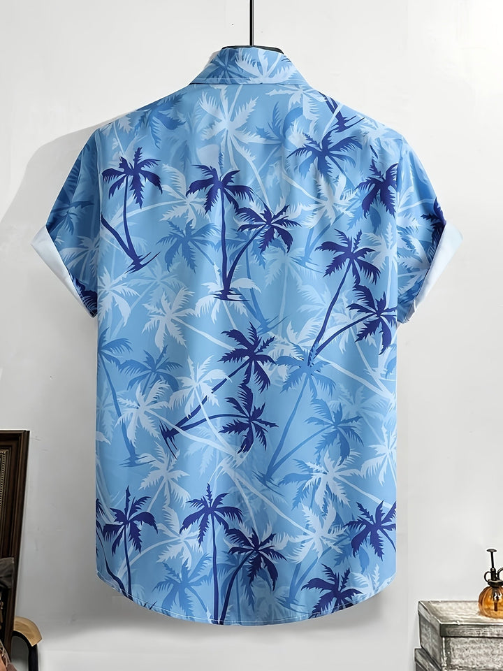 Ellis | Tropical Print Short-Sleeve Shirt