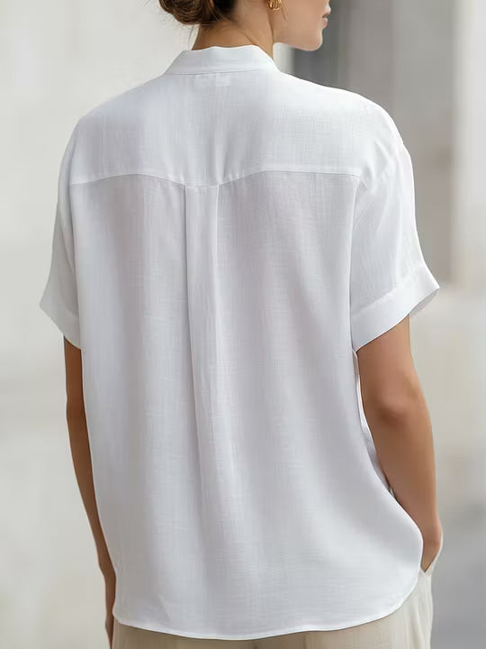Selina | Refined Stand-Collar Blouse