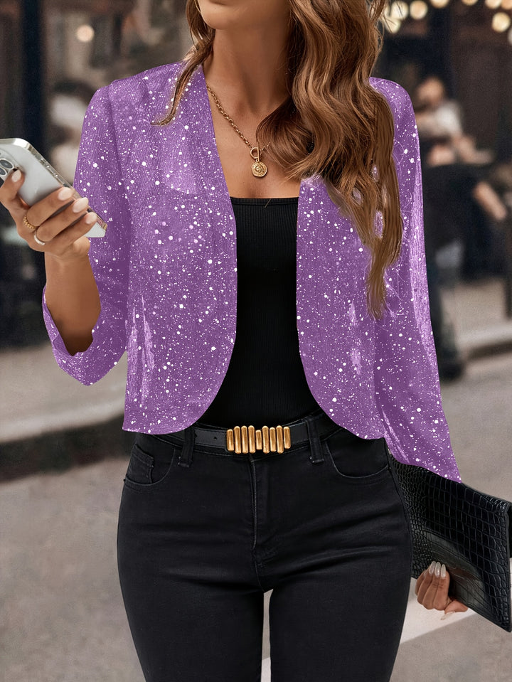 Sienna | Sparkling Cropped Jacket