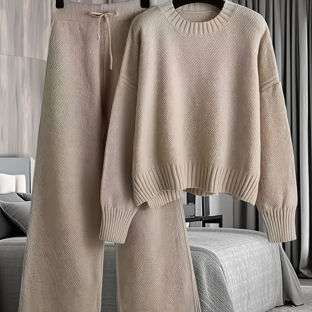Eliza | Relaxed Wide-Leg Two-Piece Set