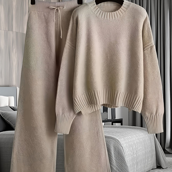 Eliza | Relaxed Wide-Leg Two-Piece Set
